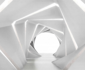 Modern Exhibition Hall-ID:676709895