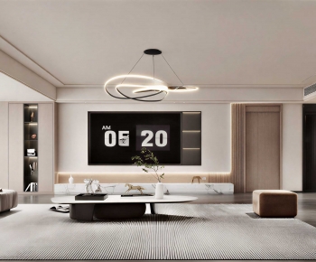 Modern A Living Room-ID:402879957