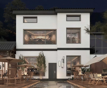 New Chinese Style Appearance Of Commercial Building-ID:263264898