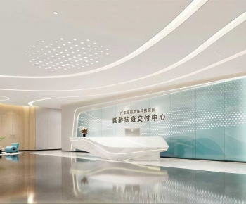 Modern Office Reception Desk-ID:787157062