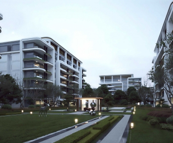 Modern Residential Building-ID:563809921