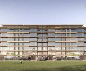 Modern Appearance Of Commercial Building-ID:976341011