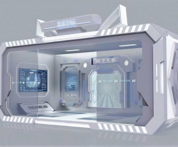 Modern Exhibition Hall-ID:765526066