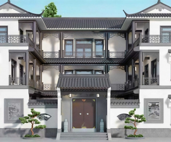 New Chinese Style Detached Villa-ID:348819973