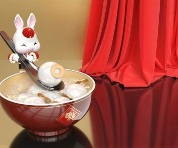 New Chinese Style Sculpture-ID:102510559