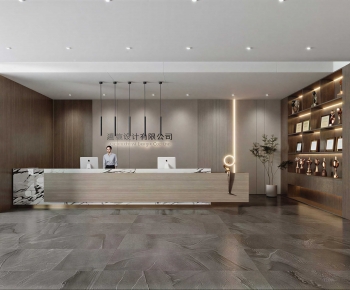 Modern Office Reception Desk-ID:579000956