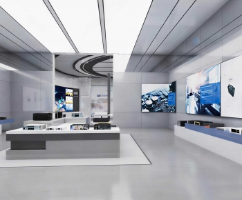 Modern Exhibition Hall-ID:809241069