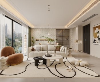 Modern A Living Room-ID:840614085