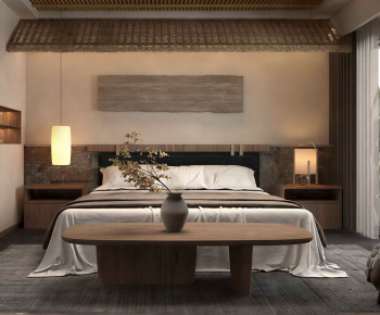 Wabi-sabi Style Guest Room-ID:577616935