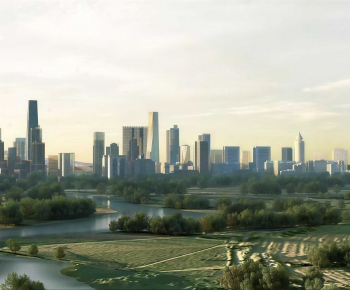 Modern Appearance Of Commercial Building-ID:827090746