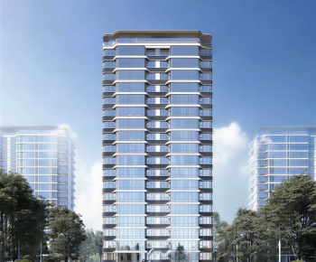 Modern Residential Building-ID:493267064