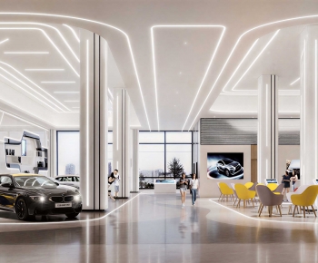 Modern Exhibition Hall-ID:340512993