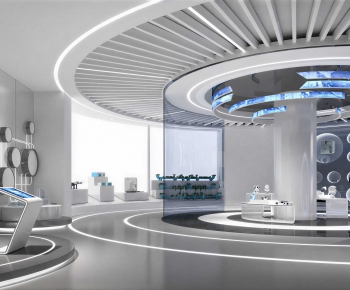 Modern Exhibition Hall-ID:193928009