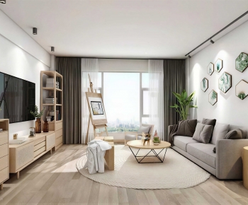 Modern A Living Room-ID:982620743