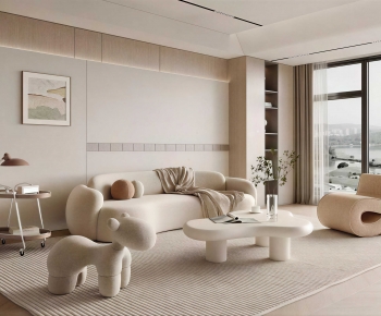 Modern A Living Room-ID:490334039