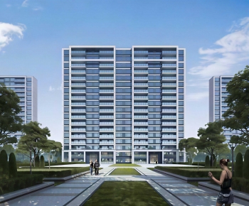 Modern Residential Building-ID:631282092