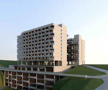 Modern Residential Building-ID:912695881