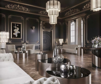 Classical Style A Living Room-ID:641849998