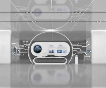 Modern Exhibition Hall-ID:628762965