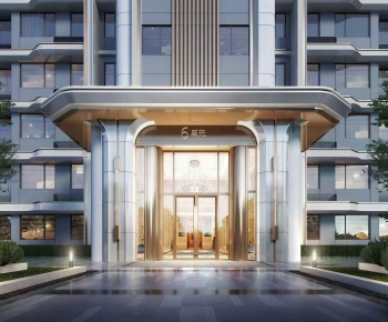 Modern Facade Element-ID:104301079