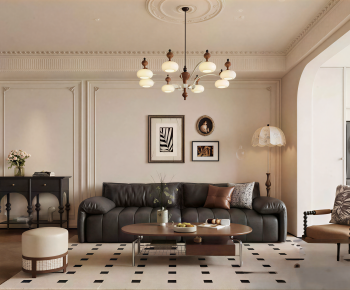 Modern A Living Room-ID:783937932