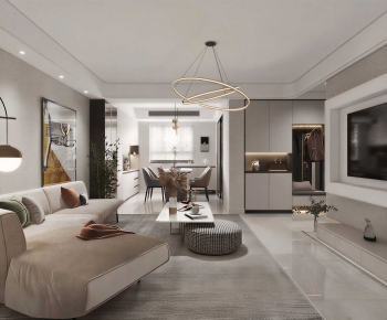 Modern A Living Room-ID:925729319