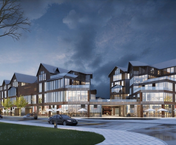 New Chinese Style Commercial Street-ID:806019373