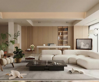 Modern A Living Room-ID:392333033