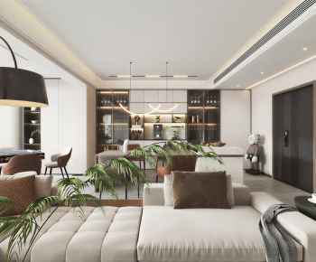 Modern A Living Room-ID:791316993