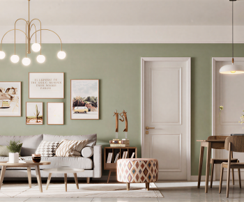 Modern A Living Room-ID:953537944