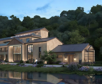 Modern Appearance Of Commercial Building-ID:724931961