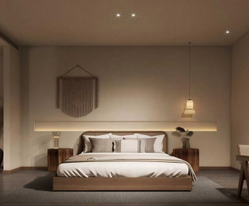Wabi-sabi Style Bedroom-ID:832549108