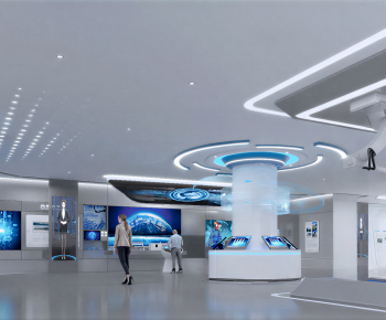 Modern Exhibition Hall-ID:135927925