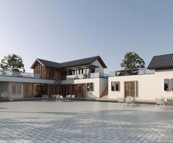 New Chinese Style Courtyard/landscape-ID:316351899