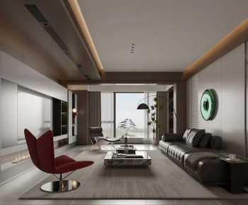 Modern A Living Room-ID:965837009