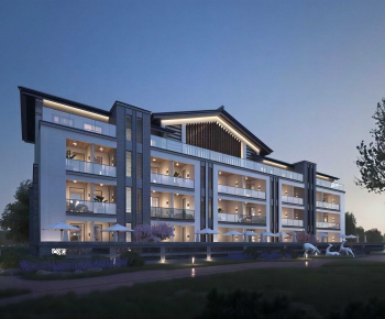 Modern Residential Building-ID:561985022