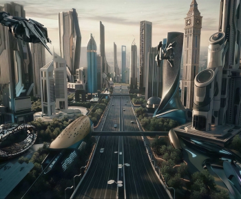 Modern Building Appearance-ID:468601943