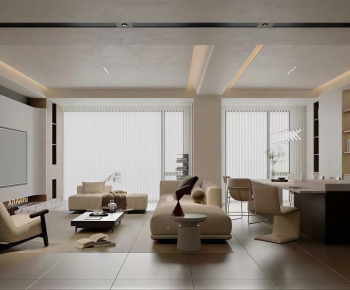 Modern A Living Room-ID:600264072