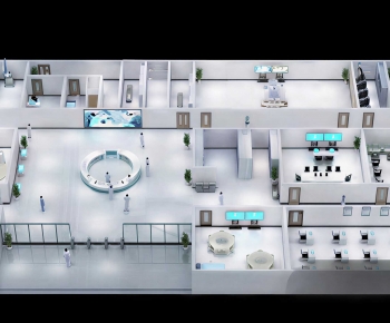 Modern Exhibition Hall-ID:239553933