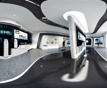 Modern Exhibition Hall-ID:342890024