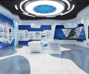 Modern Exhibition Hall-ID:687381983