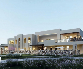 Modern Appearance Of Commercial Building-ID:475111017