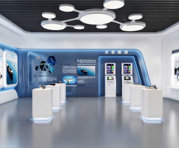 Modern Exhibition Hall-ID:335321907