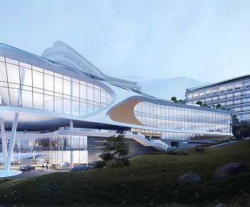 Modern Appearance Of Commercial Building-ID:635251051