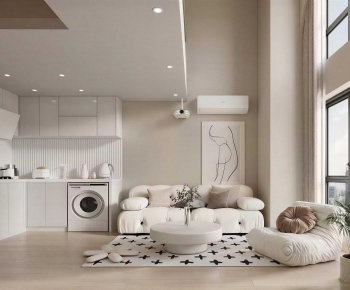 Modern A Living Room-ID:918997053