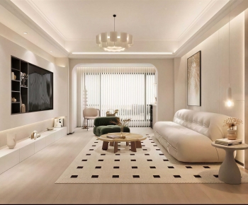 Modern A Living Room-ID:124020637