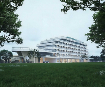 Modern Appearance Of Commercial Building-ID:624272112