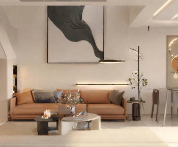 Modern A Living Room-ID:136274107