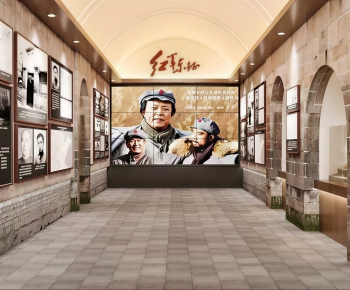 New Chinese Style Exhibition Hall-ID:707148084