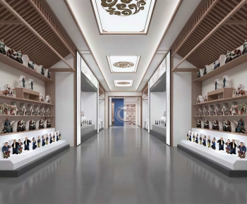 New Chinese Style Exhibition Hall-ID:591201071